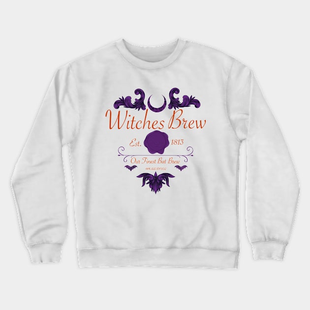 Witches Brew Crewneck Sweatshirt by mtucker9334